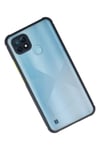 Mey İthalat®  Realme C21 Kılıf Miami Şeffaf Silikon - Lacivert