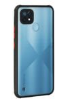 Mey İthalat®  Realme C21 Kılıf Miami Şeffaf Silikon - Siyah