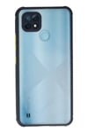 Mey İthalat®  Realme C21 Kılıf Miami Şeffaf Silikon - Lacivert