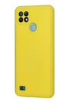 Mey İthalat®  Realme C21 Kılıf Nano içi Kadife Silikon - Sarı