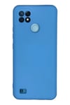 Mey İthalat®  Realme C21 Kılıf Nano içi Kadife Silikon - Mavi