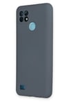 Mey İthalat®  Realme C21 Kılıf Nano içi Kadife Silikon - Gri
