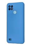 Mey İthalat®  Realme C21 Kılıf Nano içi Kadife Silikon - Mavi