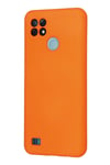 Mey İthalat®  Realme C21 Kılıf Nano içi Kadife Silikon - Turuncu