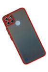 Mey İthalat®  Realme C21Y Kılıf Montreal Silikon Kapak - Kırmızı