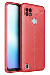 Mey İthalat®  Realme C25 Kılıf Auto Focus Kapak - Kırmızı