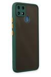 Mey İthalat®  Realme C25 Kılıf Montreal Silikon Kapak - Yeşil