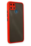 Mey İthalat®  Realme C25 Kılıf Montreal Silikon Kapak - Kırmızı