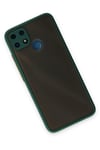 Mey İthalat®  Realme C25 Kılıf Montreal Silikon Kapak - Yeşil