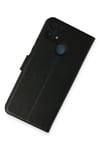 Mey İthalat®  Realme C25 Kılıf Trend S Plus Kapaklı Kılıf - Siyah