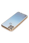 Mey İthalat®  Realme C25Y Kılıf  Lensli Silikon - Gold