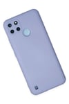 Mey İthalat®  Realme C25Y Kılıf Nano içi Kadife Silikon - Lila