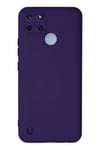 Mey İthalat®  Realme C25Y Kılıf Nano içi Kadife Silikon - Mor