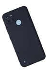 Mey İthalat®  Realme C25Y Kılıf Nano içi Kadife Silikon - Lacivert