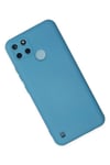 Mey İthalat®  Realme C25Y Kılıf Nano içi Kadife Silikon - Mavi