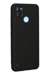 Mey İthalat®  Realme C25Y Kılıf Nano içi Kadife Silikon - Siyah