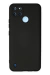 Mey İthalat®  Realme C25Y Kılıf Nano içi Kadife Silikon - Siyah