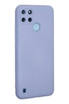 Mey İthalat®  Realme C25Y Kılıf Nano içi Kadife Silikon - Lila