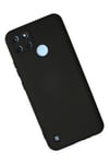 Mey İthalat®  Realme C25Y Kılıf Nano içi Kadife Silikon - Siyah