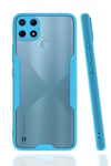 Mey İthalat®  Realme C25Y Kılıf Platin Silikon - Mavi