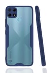 Mey İthalat®  Realme C25Y Kılıf Platin Silikon - Lacivert
