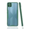 Mey İthalat®  Realme C25Y Kılıf Platin Silikon - Yeşil