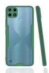 Mey İthalat®  Realme C25Y Kılıf Platin Silikon - Yeşil