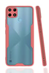 Mey İthalat®  Realme C25Y Kılıf Platin Silikon - Pembe
