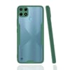 Mey İthalat®  Realme C25Y Kılıf Platin Silikon - Yeşil