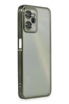 Mey İthalat®  Realme C35 Kılıf  Lensli Silikon - Yeşil