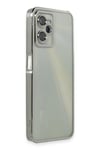 Mey İthalat®  Realme C35 Kılıf  Lensli Silikon - Gümüş