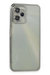Mey İthalat®  Realme C35 Kılıf  Lensli Silikon - Gümüş