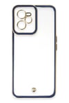 Mey İthalat®  Realme C35 Kılıf Liva Lens Silikon - Mavi