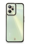 Mey İthalat®  Realme C35 Kılıf Liva Lens Silikon - Siyah