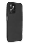 Mey İthalat®  Realme C35 Kılıf Loop Deri Silikon - Siyah