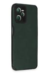 Mey İthalat®  Realme C35 Kılıf Loop Deri Silikon - Yeşil