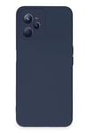 Mey İthalat®  Realme C35 Kılıf Nano içi Kadife Silikon - Lacivert