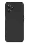 Mey İthalat®  Realme C35 Kılıf Nano içi Kadife Silikon - Siyah