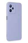 Mey İthalat®  Realme C35 Kılıf Nano içi Kadife Silikon - Lila