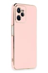 Mey İthalat®  Realme C35 Kılıf Volet Silikon - Pembe