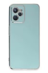 Mey İthalat®  Realme C35 Kılıf Volet Silikon - Açık Yeşil