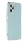 Mey İthalat®  Realme C35 Kılıf Volet Silikon - Açık Yeşil