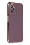 Mey İthalat®  Realme C35 Kılıf Volet Silikon - Mor