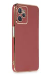 Mey İthalat®  Realme C35 Kılıf Volet Silikon - Kırmızı
