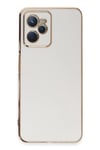 Mey İthalat®  Realme C35 Kılıf Volet Silikon - Beyaz