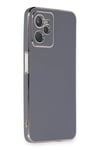 Mey İthalat®  Realme C35 Kılıf Volet Silikon - Mavi
