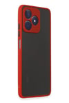 Mey İthalat®  Realme C53 Kılıf Montreal Silikon Kapak - Kırmızı