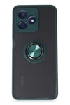 Mey İthalat®  Realme C53 Kılıf Montreal Yüzüklü Silikon Kapak - Yeşil