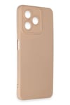 Mey İthalat®  Realme C53 Kılıf Nano içi Kadife Silikon - Pudra