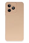 Mey İthalat®  Realme C53 Kılıf Nano içi Kadife Silikon - Pudra